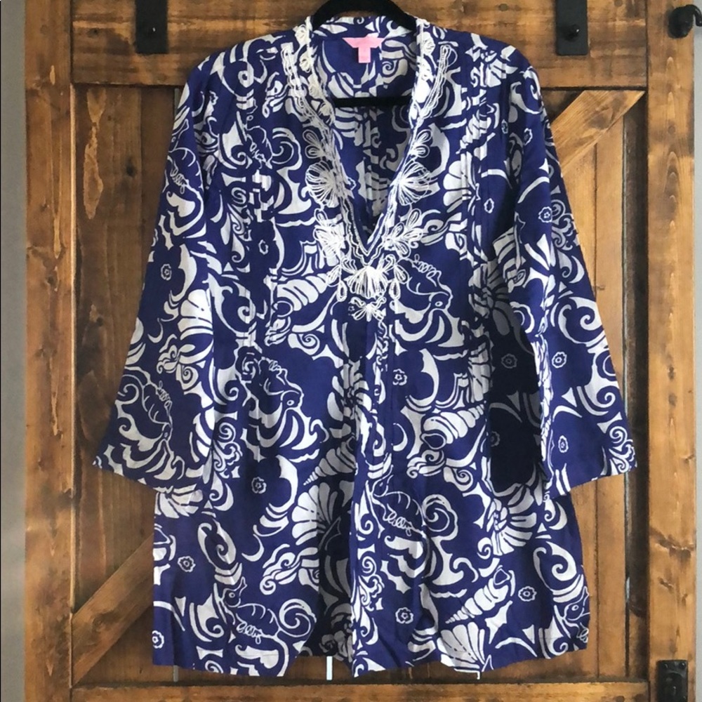 Lilly Pulitzer beach cover up